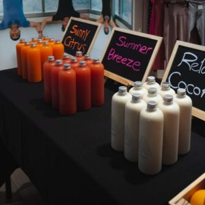 Antidote juice event at Platinum Yoga