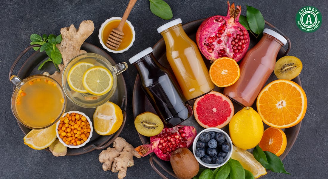 fresh vegetable juice ingredients