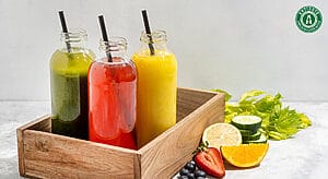 Detox juices for healthy skin and weight management.